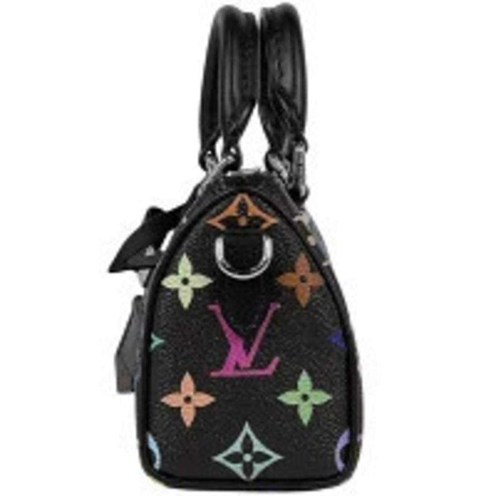 Louis Vuitton Speedy Murakami Bag Multicolore Takashi Monogram Shoulder Brown